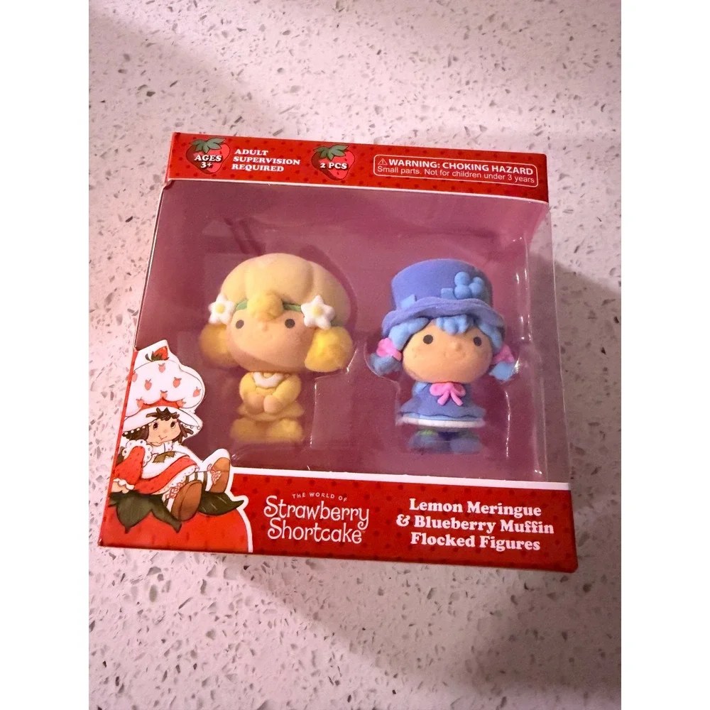Strawberry Shortcake Flocked Figures Complete Set 6 Figures NIB 2-Packs 2023